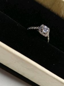 Clara 925 Silver Solitaire Ring