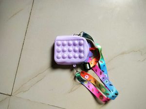 Cute Silicone Poppit Bag For Kids