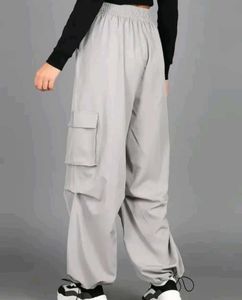 Grey Cargo Pants