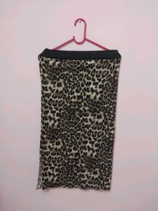 Leopard Print Skirt