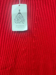 Red Turtleneck Dress