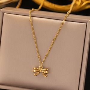 Bow Pendant Necklace