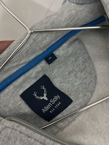 Allen Solly Grey Hoodie Men(Medium Size)