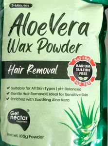 Aloe Vera Wax Powder Hair Removal