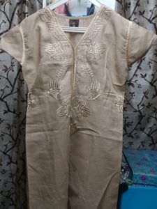 💥Diwali 🧨Sale 🎉 🆕Khadi Cotton Embroidered Kurt