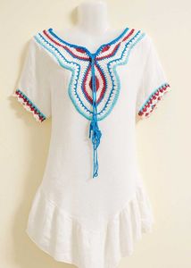 🎀Crochet Charm Cotton Dress