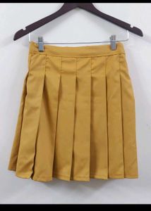 Pleated Mini Skirt
