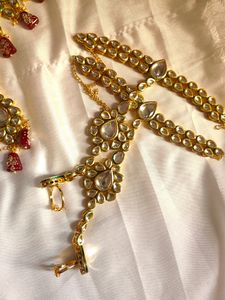 Meenakari Bridal Jewellery (Marron)