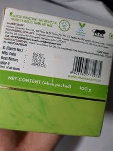 New Mamaearth Neem Face Pack: