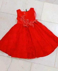 Red Party Dress 8 size