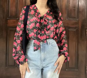 Pinterest Korean Floral Top