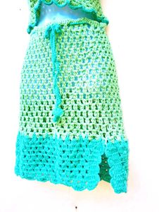 Crocheted Co-Ord Set, Skirt And Top