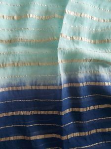 Striped Crepe Zari Saree with blouse