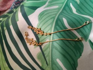 South Indian Earrings/ Jhumka With Cufflinks
