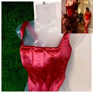 Longline Romantic Balconette Corset Top