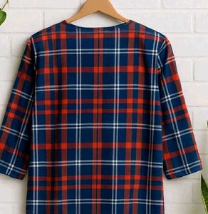 Plaid Top