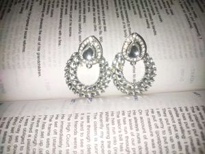 Silver Leaf Drop Earrings