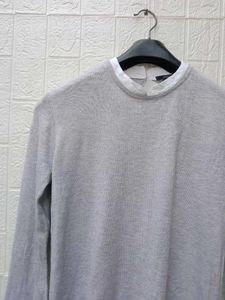 New With Tag Korean Gray Long Sleeve Top