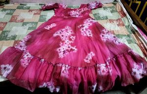 Pink Floral Dress