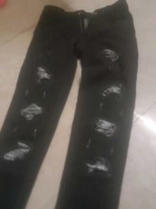 Ripped Black Jeans