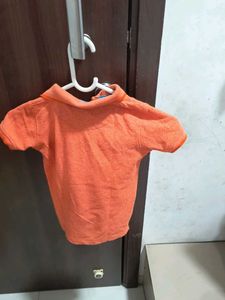 Orange Tshirt For Kids