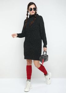 Turtle neck winter dress