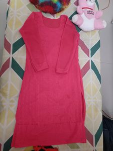 Original Chikankari Kurti Pinky Colour
