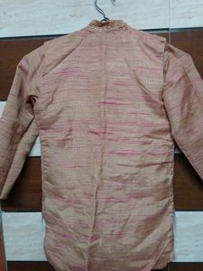 Khadi Kurta Pajama Jacket Set