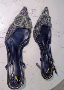 Valentino Stone Embellished Mules ✨🪩