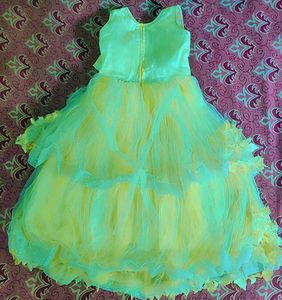 Yellow Flower Girl Dress