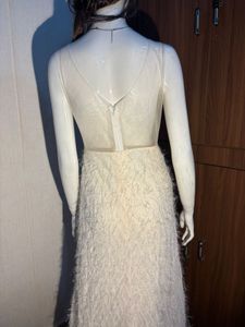 Elegant White Ethnic Gown