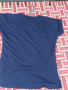 Navy Blue &#39;Brokly&#39; Tee