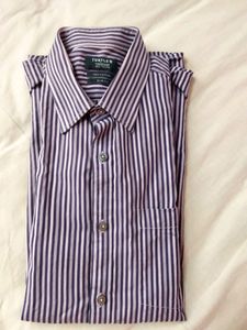 Turtle Tailors Mark Striped Slim Fit Shirt