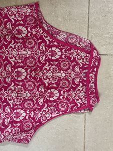 Floral Halter Neck Kurta 💗