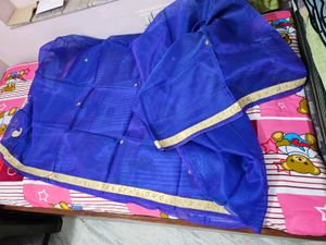 Blue Saree