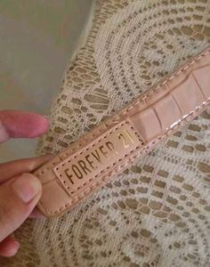 Forever 21 Peach Textured Waist Bag