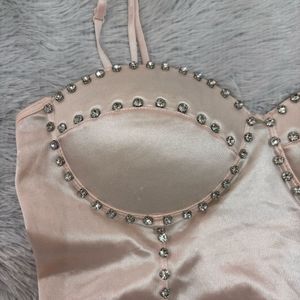 aesthetic pink corset
