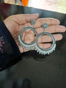 Resin Jhumka Black Color