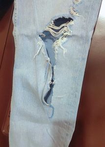 Light Blue Jeans Denim For Girl Or Woman 32 Waist