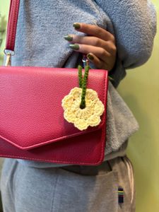 Crochet Flower bag accessori