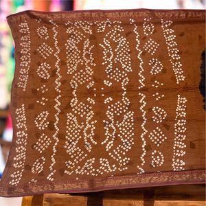 Bandhani Saree with Blouse Piece