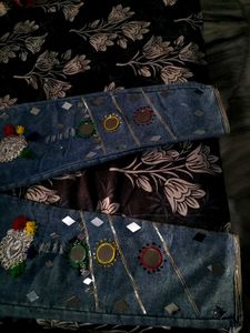 Stylish girl Jeans with Embellishments