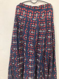 Yellow Top Free- Ethnic Skirt -1 Time Wear