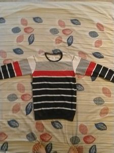 Striped Knit Sweater