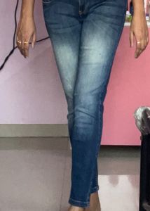 Faded Blue Skinny Jeans