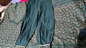 Green Paisley winter Kurta Set