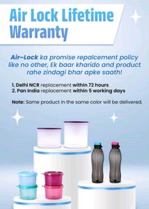 Air Lock Lifetime Warranty Containers