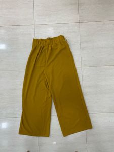 ☀️Sunny Style Alert:Mustard Paperbag Palazzos 💛✨