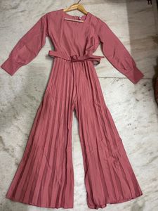 Peach Clr Jump Suit