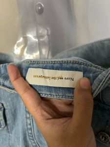 Branded Flare Leg Denim Jeans Size 28-30